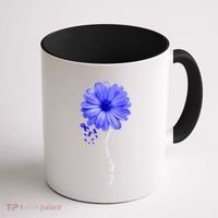 Juvenile Idiopathic Arthritis Awareness Warrior Ribbon Great Gift Coffee Mug thumb 1