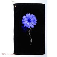 Juvenile Idiopathic Arthritis Awareness Warrior Ribbon Great Gift Golf Towel thumb 0