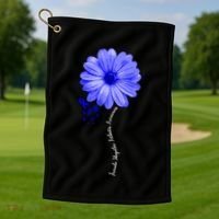 Juvenile Idiopathic Arthritis Awareness Warrior Ribbon Great Gift Golf Towel thumb 1