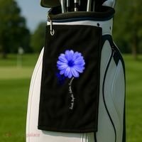 Juvenile Idiopathic Arthritis Awareness Warrior Ribbon Great Gift Golf Towel thumb 2