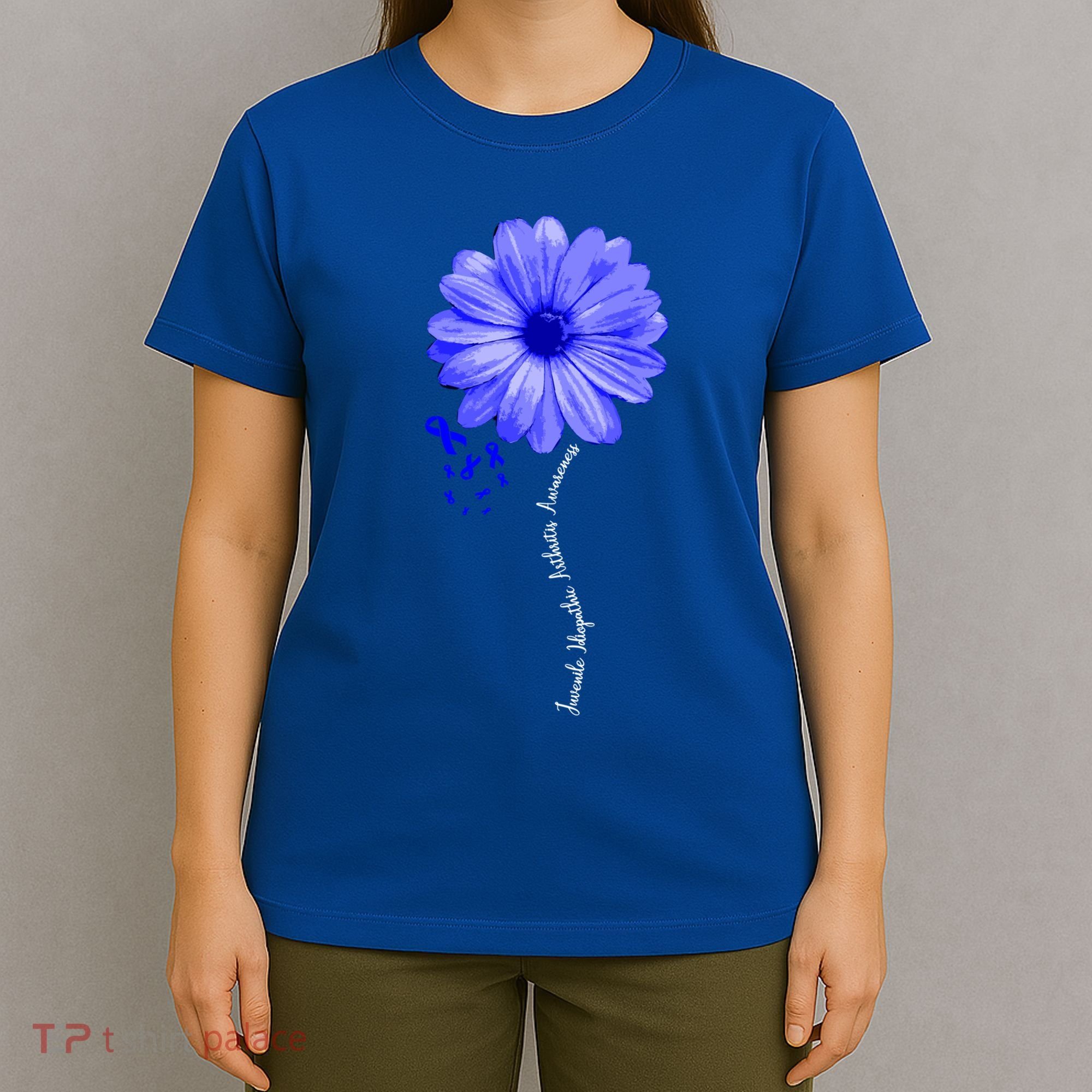 Juvenile Idiopathic Arthritis Awareness Warrior Ribbon Great Gift T-Shirt