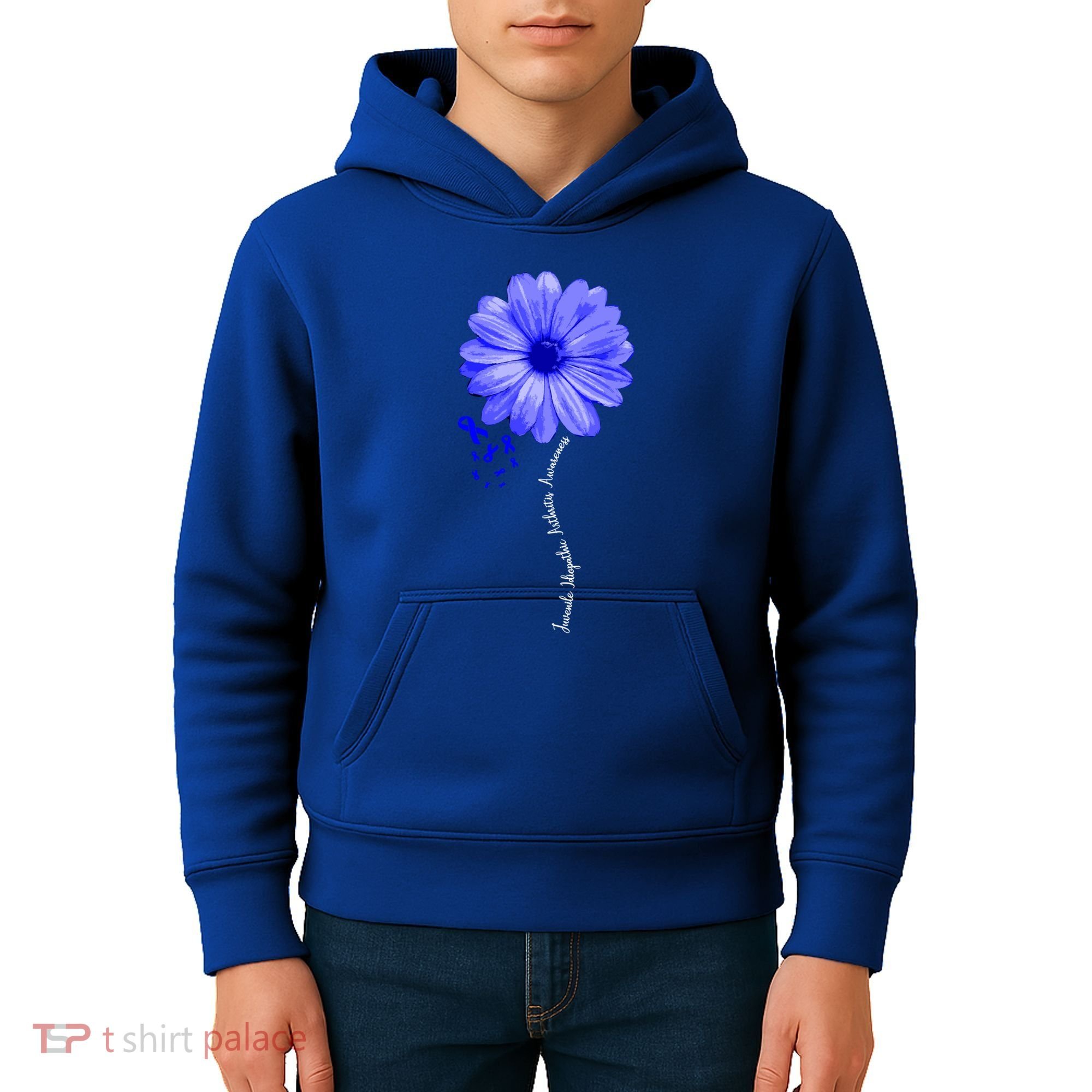 Juvenile Idiopathic Arthritis Awareness Warrior Ribbon Great Gift Kids Hoodie