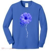 Juvenile Idiopathic Arthritis Awareness Warrior Ribbon Great Gift Kids Long Sleeve Shirt thumb 0