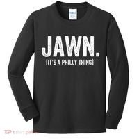 Jawn It's A Philly Thing Philadelphia Fan Pride Love Kids Long Sleeve Shirt thumb 0