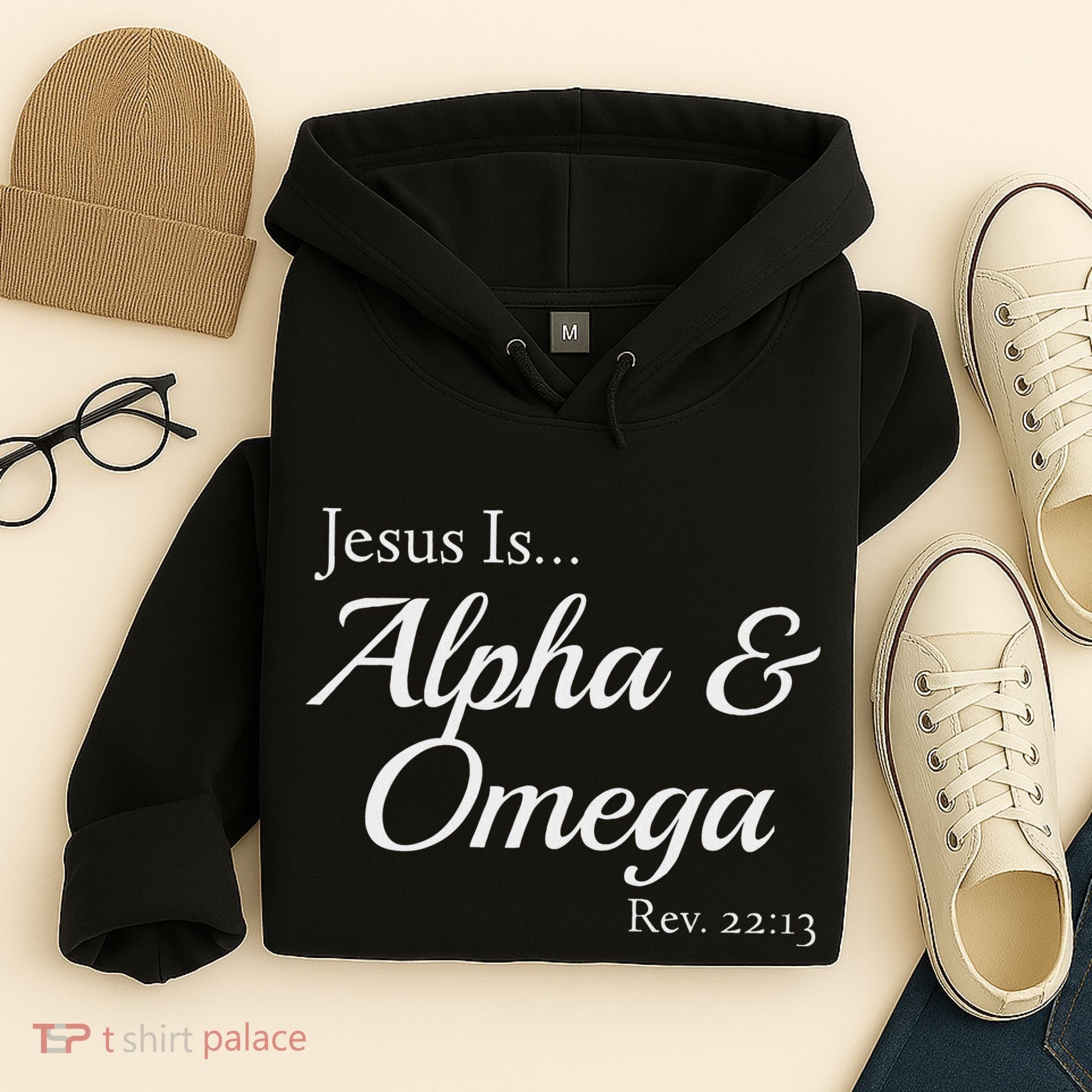 Jesus Is Alpha & Omega Revelation 2213 Hoodie