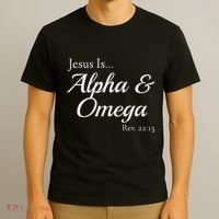 Jesus Is Alpha & Omega Revelation 2213 T-Shirt thumb 3