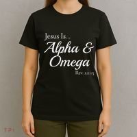 Jesus Is Alpha & Omega Revelation 2213 T-Shirt thumb 4