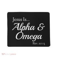 Jesus Is Alpha & Omega Revelation 2213 Mousepad thumb 0