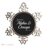 Jesus Is Alpha & Omega Revelation 2213 Ornament thumb 0
