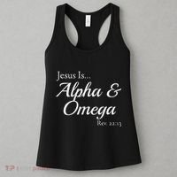 Jesus Is Alpha & Omega Revelation 2213 Women's Tank Top thumb 3