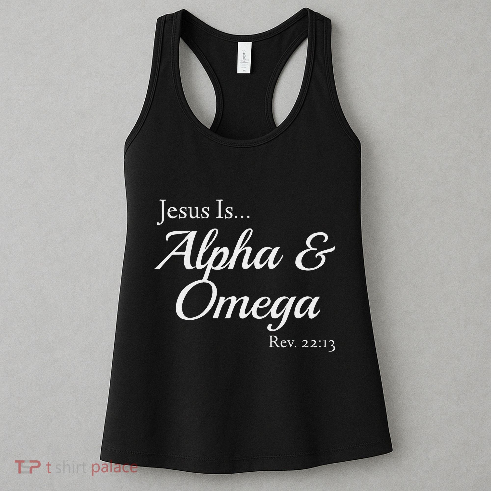 Jesus Is Alpha & Omega Revelation 2213 Women's Tank Top