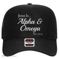 Jesus Is Alpha & Omega Revelation 2213 Hat thumb 0