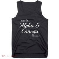 Jesus Is Alpha & Omega Revelation 2213 Tank Top thumb 0