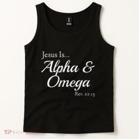 Jesus Is Alpha & Omega Revelation 2213 Tank Top thumb 2