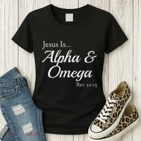 Jesus Is Alpha & Omega Revelation 2213 Women's T-Shirt thumb 3