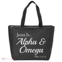 Jesus Is Alpha & Omega Revelation 2213 Tote Bag thumb 0