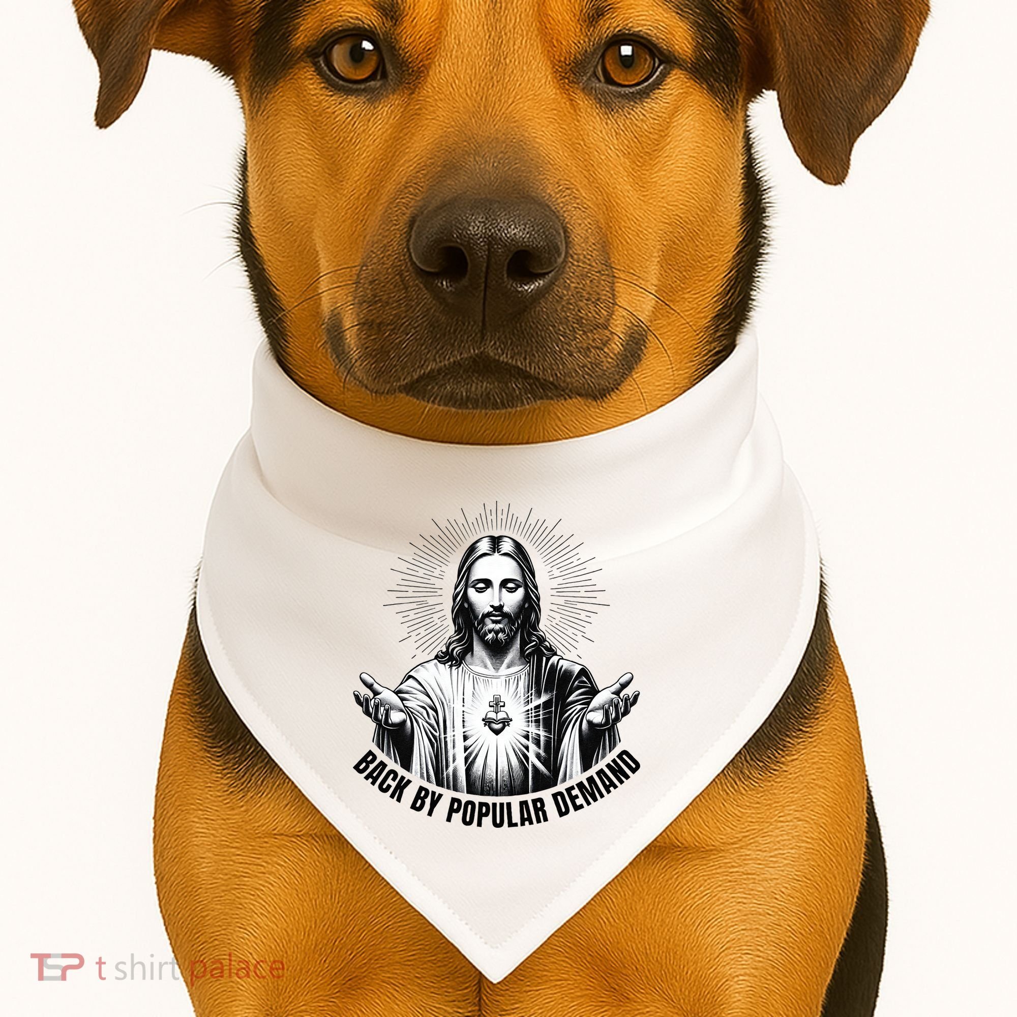Jesus Is Back By Popular Demand USA-Made Doggie Bandana