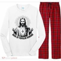 Jesus Is Back By Popular Demand Long Sleeve Pajama Set thumb 0