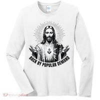 Jesus Is Back By Popular Demand Women's Long Sleeve Shirt thumb 0