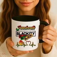 Juneteenth I'm Black Every Day But Today I'm Blackity Black Coffee Mug thumb 3