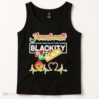Juneteenth I'm Black Every Day But Today I'm Blackity Black Tank Top thumb 2