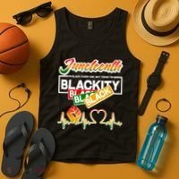 Juneteenth I'm Black Every Day But Today I'm Blackity Black Tank Top thumb 4