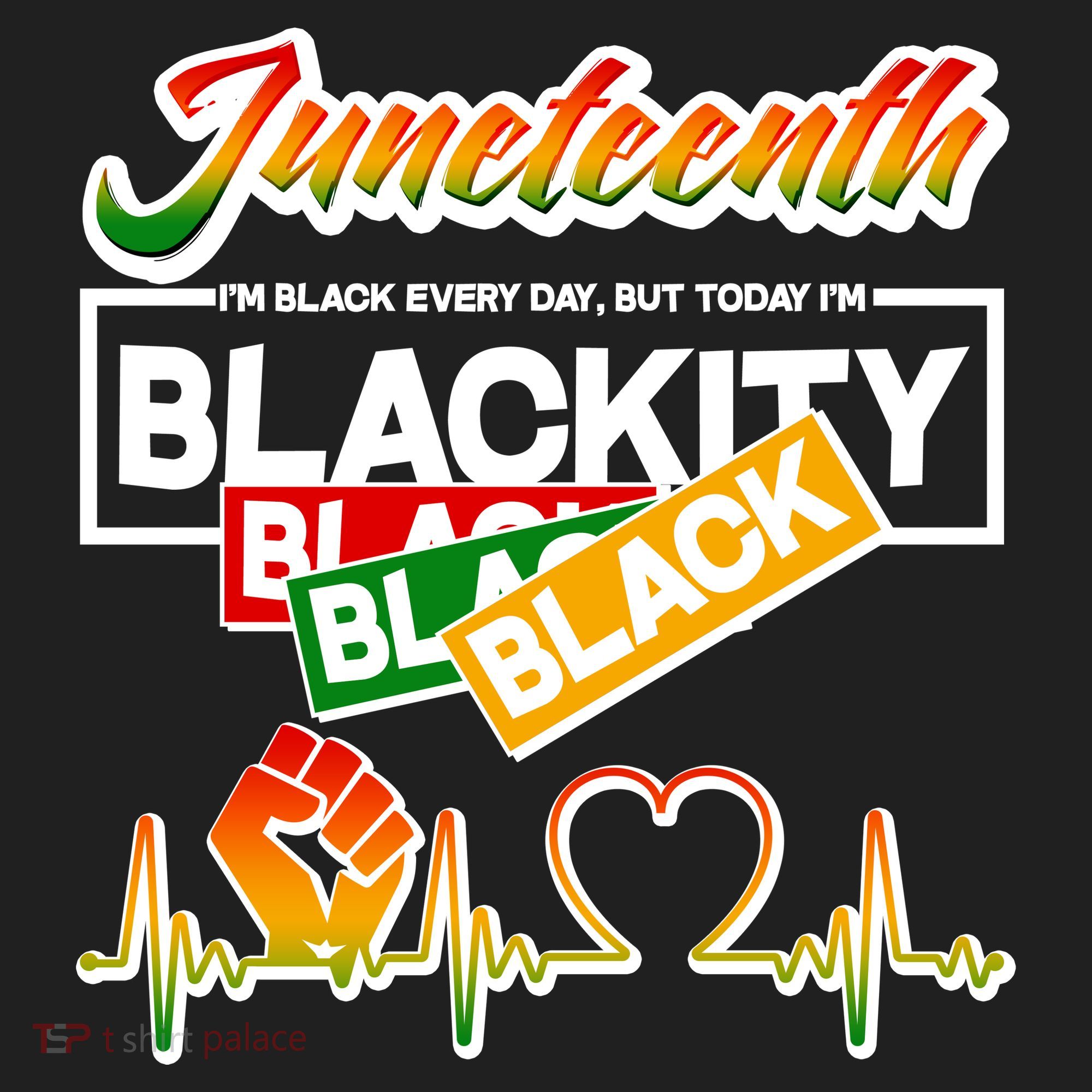 Juneteenth I'm Black Every Day But Today I'm Blackity Black Golf Towel