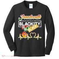 Juneteenth I'm Black Every Day But Today I'm Blackity Black Kids Long Sleeve Shirt thumb 0