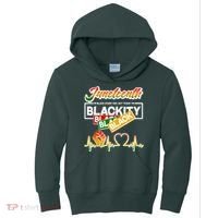 Juneteenth I'm Black Every Day But Today I'm Blackity Black Kids Hoodie thumb 0