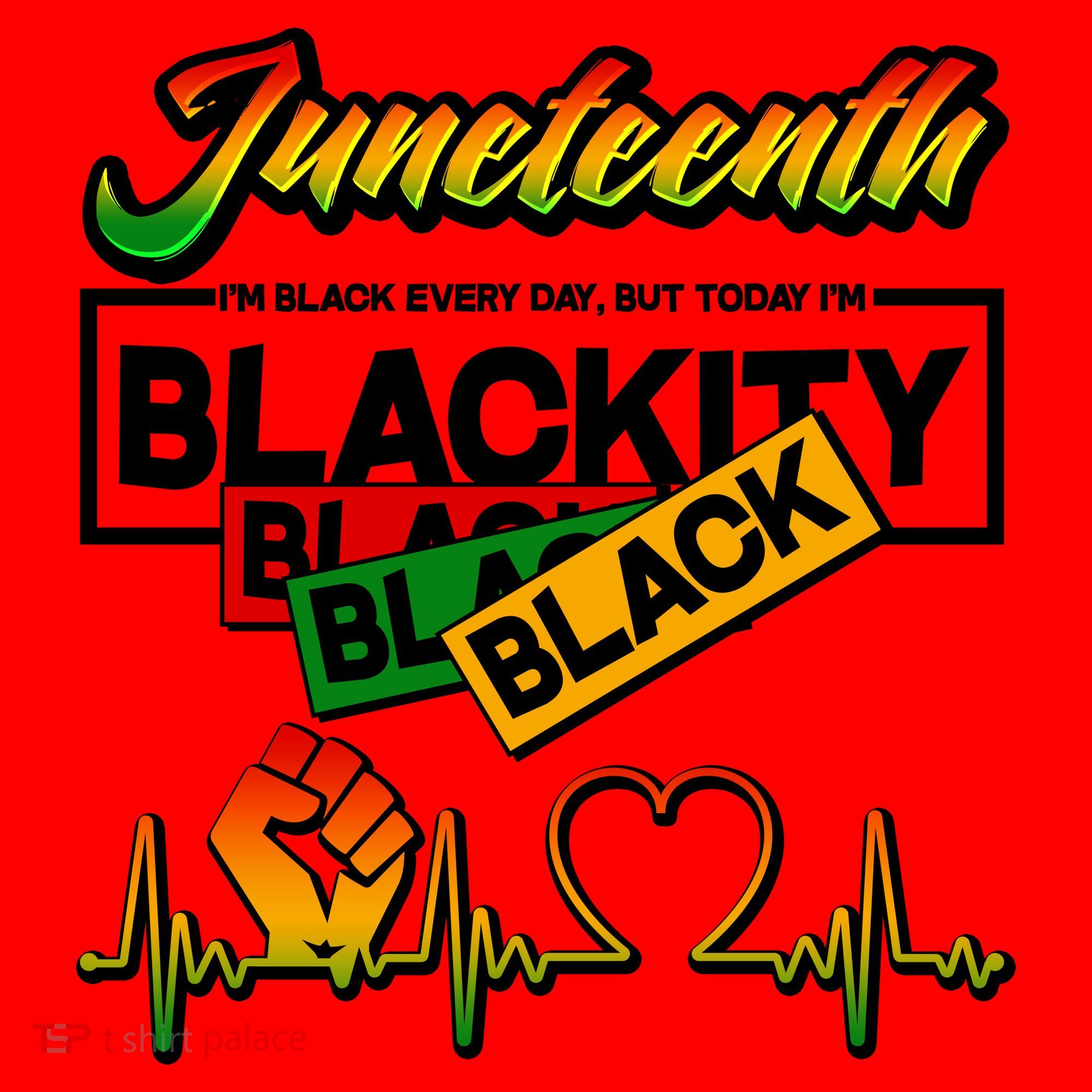 Juneteenth I'm Black Every Day But Today I'm Blackity Black Santa Hat