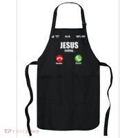 Jesus Is Calling Christian Cross Modern Believe Apron thumb 0
