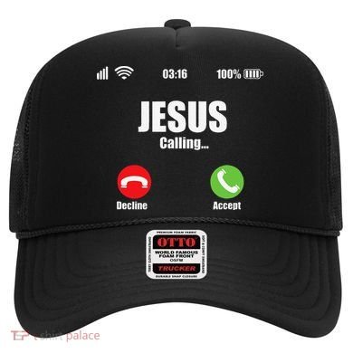 Jesus Is Calling Christian Cross Modern Believe Hat