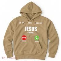 Jesus Is Calling Christian Cross Modern Believe Hoodie thumb 0