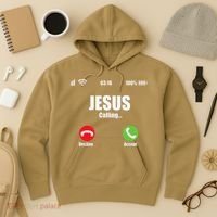 Jesus Is Calling Christian Cross Modern Believe Hoodie thumb 3