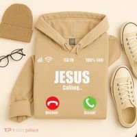 Jesus Is Calling Christian Cross Modern Believe Hoodie thumb 4