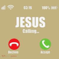 Jesus Is Calling Christian Cross Modern Believe Sweatshirt thumb 2