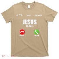 Jesus Is Calling Christian Cross Modern Believe T-Shirt thumb 0