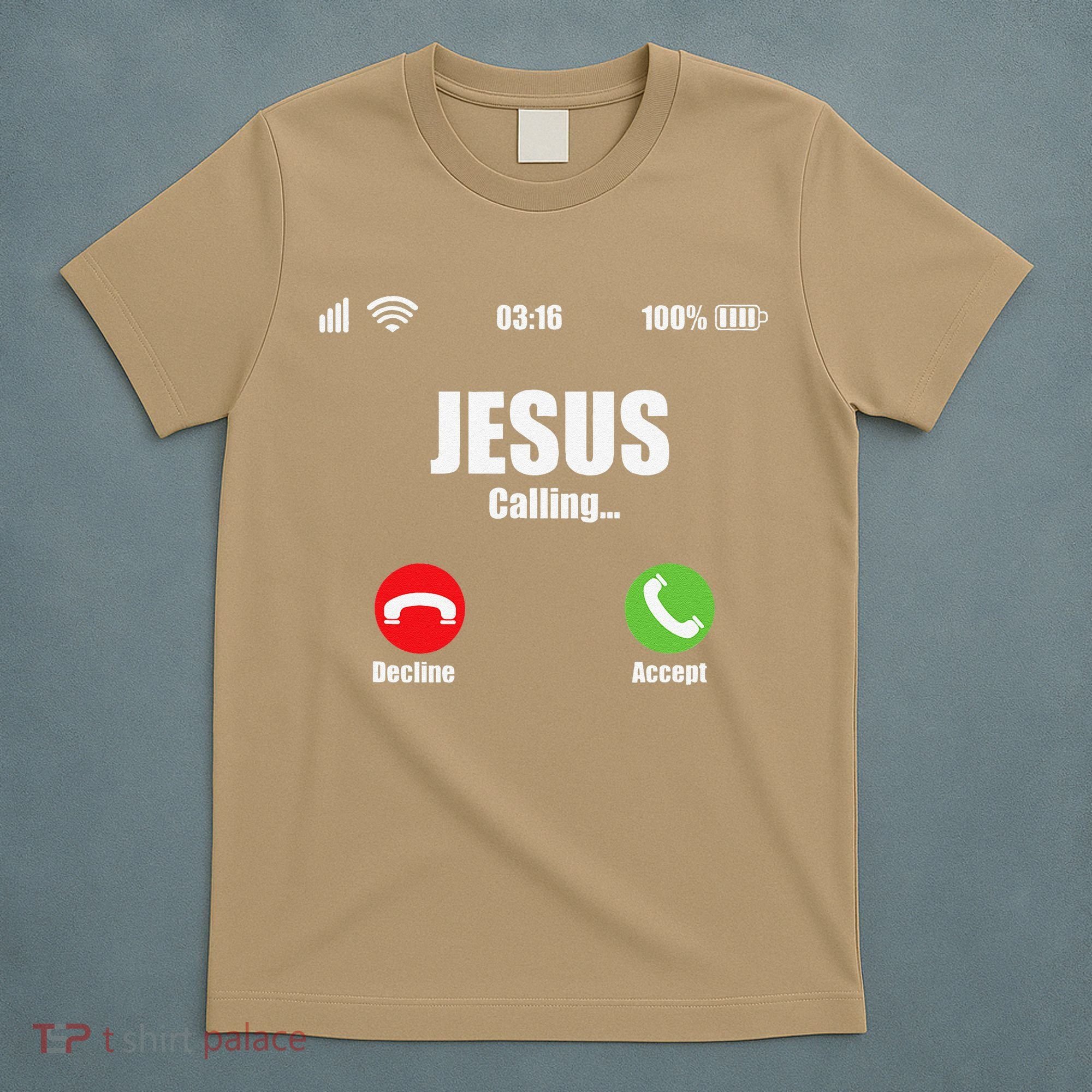Jesus Is Calling Christian Cross Modern Believe T-Shirt