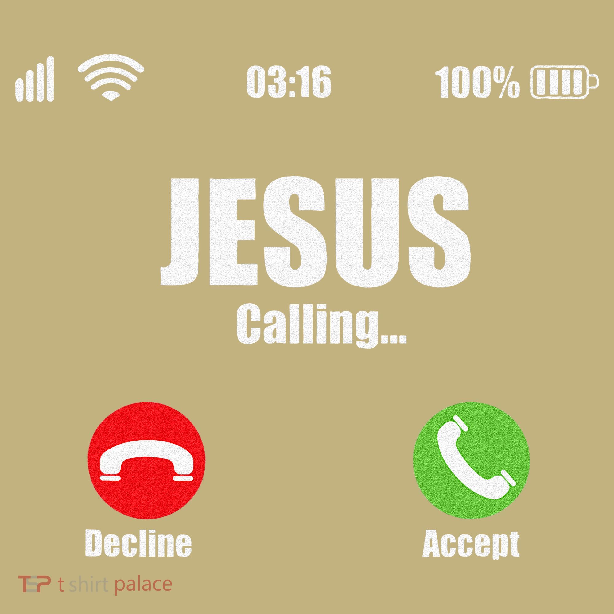 Jesus Is Calling Christian Cross Modern Believe T-Shirt