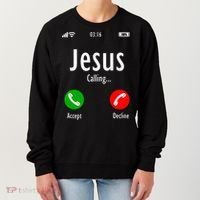 Jesus Is Calling Christian T Women's Sweatshirt thumb 0
