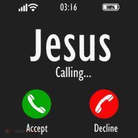 Jesus Is Calling Christian T Women's Sweatshirt thumb 2