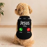Jesus Is Calling Christian T Doggie Tank thumb 2