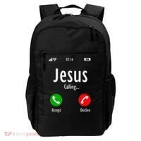 Jesus Is Calling Christian T Backpack thumb 0