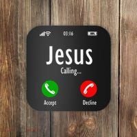 Jesus Is Calling Christian T Coaster thumb 0