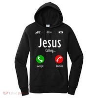 Jesus Is Calling Christian T Women's Hoodie thumb 0