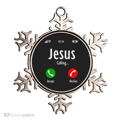 Jesus Is Calling Christian T Ornament
