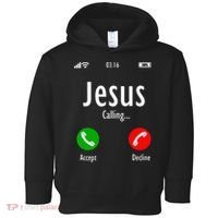 Jesus Is Calling Christian T Toddler Hoodie thumb 0