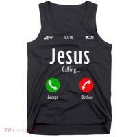 Jesus Is Calling Christian T Tank Top thumb 0
