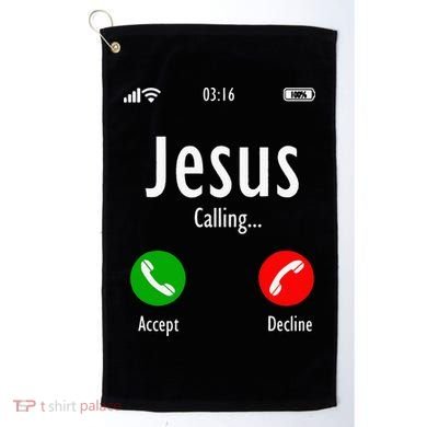 Jesus Is Calling Christian T Golf Towel