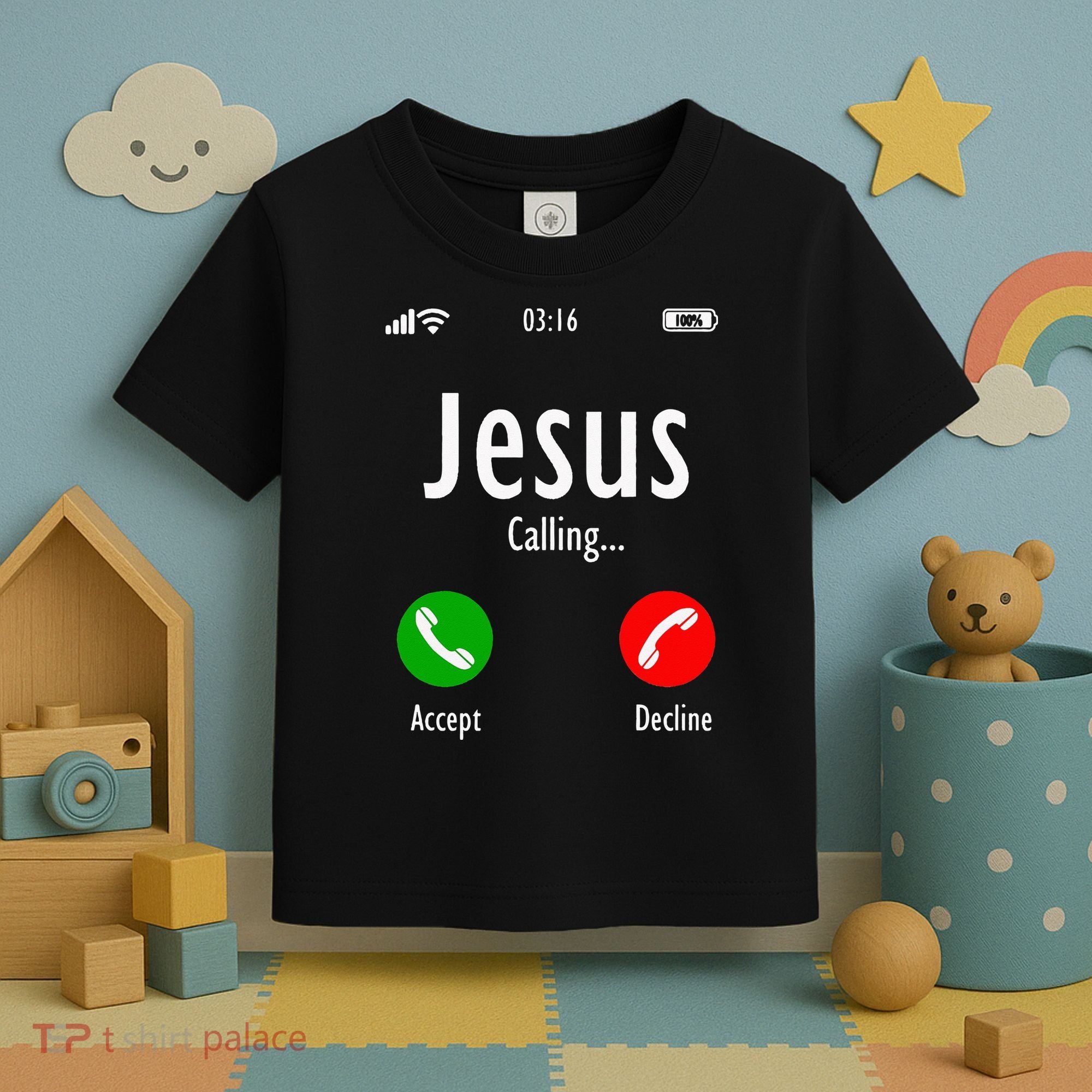 Jesus Is Calling Christian T Toddler T-Shirt